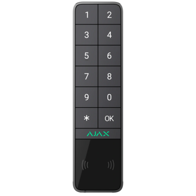 Бездротова клавіатура Ajax Keypad Outdoor graphite