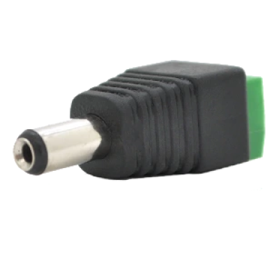 Роз'єм Тато DC-M (D 5,5x2,1(2,5мм)) с клеммами под кабель