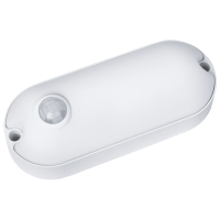 Світлодіодний світильник 12Вт 1080Lm AC165-265V 6500K (овал) з датчиком руху