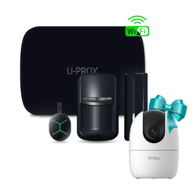 Комплект U-Prox MPX L KF kit Black + IPC-K2EP-3H3W в подарунок