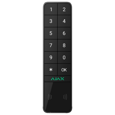 Бездротова клавіатура Ajax KeyPad Outdoor Jeweller (8EU) ASP black