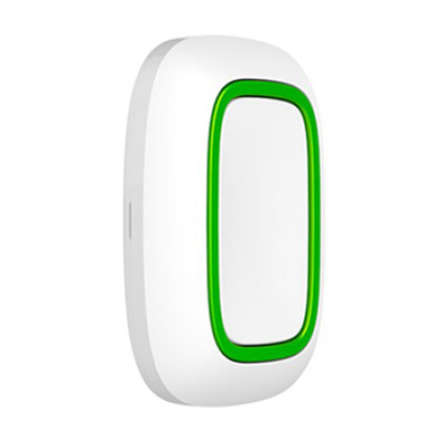 Бездротова тривожна кнопка біла Ajax Button white EU