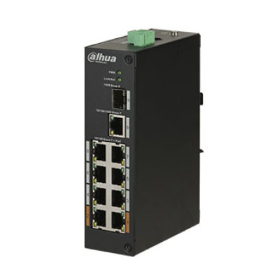 Коммутатор 8 портов неуправляемый Dahua DH-PFS3110-8ET-96 POE
