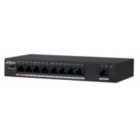 Коммутатор 8 портов неуправляемый Dahua DH-PFS3009-8ET1GT-96 POE