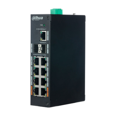 Коммутатор 8 портов неуправляемый Dahua DH-PFS3211-8GT-120 PoE