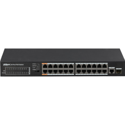 24-портовый POE коммутатор DH-PFS3125-24ET-190