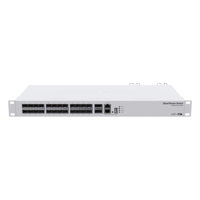 Коммутатор 24 порта управляемый MikroTik CRS326-24S+2Q+RM