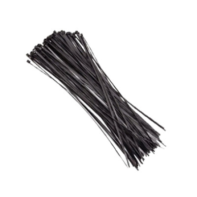 Стяжки чёрные Courbi 2,5x200 мм