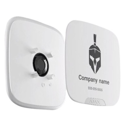 Лицевая панель для Ajax StreetSiren Ajax Brandplate 10 шт. (Белый)
