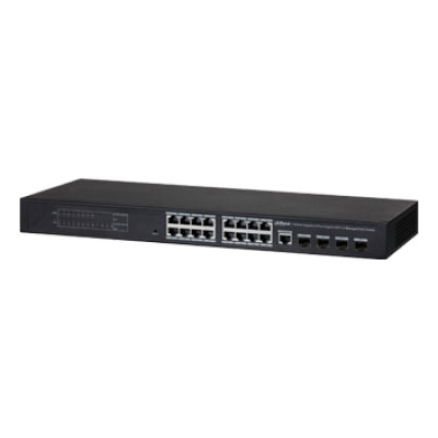16-портовый управляемый POE коммутатор DH-PFS4420-16GT-240