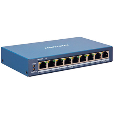 8-портовый управляемый POE коммутатор Hikvision DS-3E1309P-EI