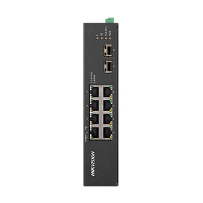 8-портовый неуправляемый POE коммутатор Hikvision DS-3T0510HP-E/HS