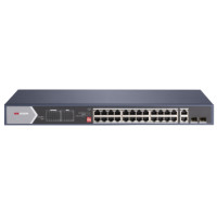 Коммутатор 24 порта неуправляемый Hikvision DS-3E0528HP-E Hi-PoE