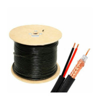 Кабель комбинированный (Коаксиал + Питание) бухта 305 м RG590-CU+2*0.75 PE ATIS