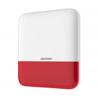 Беспроводная внешняя сирена Hikvision DS-PS1-E-WE-Red (красная)