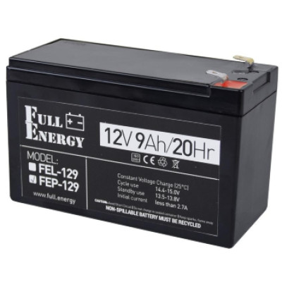 Свинцово-кислотная аккумуляторная батарея Full Energy FEP-129 9А•ч 12В
