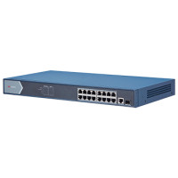 16-портовый гигабитный неуправляемый PoE DS-3E0518P-E