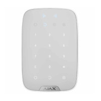 Беспроводная клавиатура Ajax Keypad Plus white