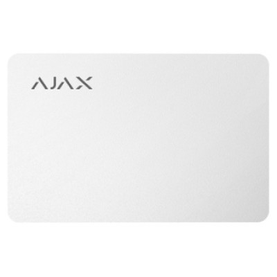 Бесконтактная карта управления Ajax Pass white (3pcs)