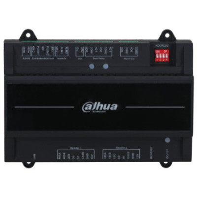 Контроллер для двух дверей Dahua DHI-ASC2202B-S односторонний