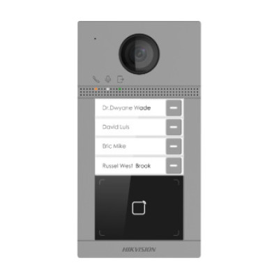 2Мп IP вызывная панель с Wi-Fi DS-KV8413-WME1(B)/Surface/Flush