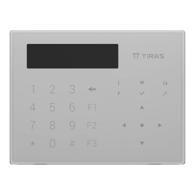 Клавиатура Тирас Tiras K- GLCD (white)
