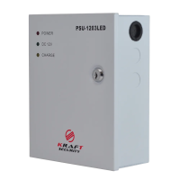 Блок бесперебойного питания Kraft PSU-1203LED 12В 3А