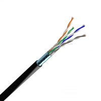 Кабель витая пара ЗЗЦМ (FTP медь уличный) Cat. 5e F/UTP PE 4х2х24 AWG (72567) бухта 305м.