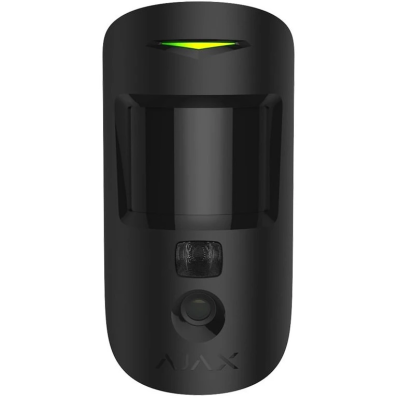 Беспроводной извещатель движения с камерой Ajax MotionCam black EU
