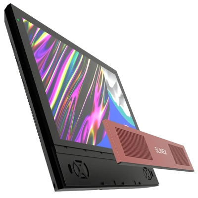 Відеодомофон Slinex Sonik 10 10"дюймів чорний/червоний