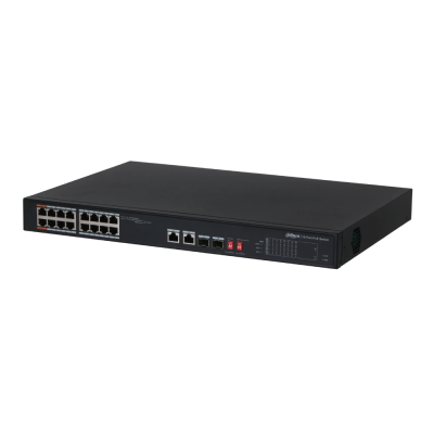 16-портовый неуправляемый PoE DH-PFS3218-16ET-135