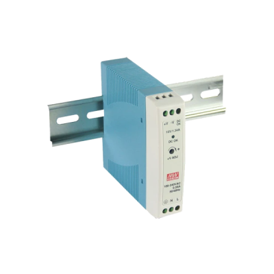 Блок питания MeanWell MDR-20-12 (1.67А для монтажа на DIN рейку)