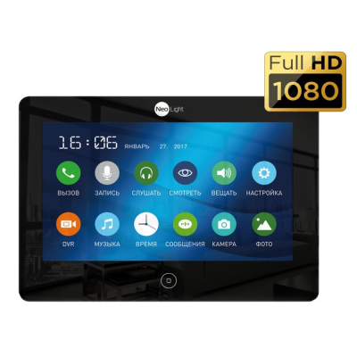 Видеодомофон NeoLight ALPHA HD Black