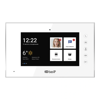 Видеодомофон AS-IP AQ-07LA white (BAS-IP)