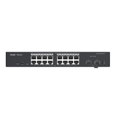 18-портовый гигабитный интеллектуальный POE коммутатор Ruijie RG-ES218GC-P
