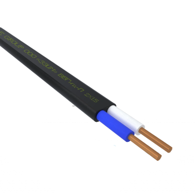 кабель ЗЗЦМ ВВГ-П нгд 2х1,5 (бухта 100м.)