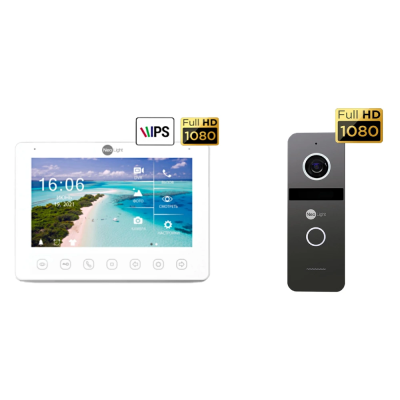 Комплект монитор Omega+HD + панель SOLO FHD NeoKIT HD+ Graphite