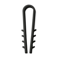 елка круглая d 6 черная (100 шт) Дюбель Ziplex