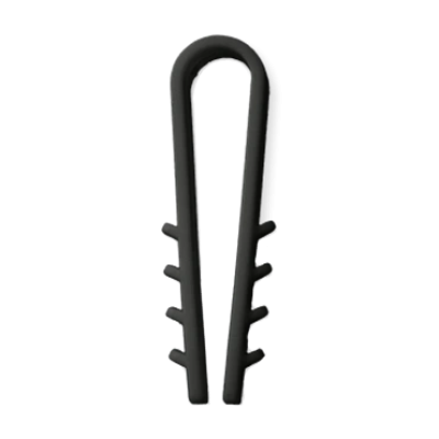 елка круглая d 6 черная (100 шт) Дюбель Ziplex