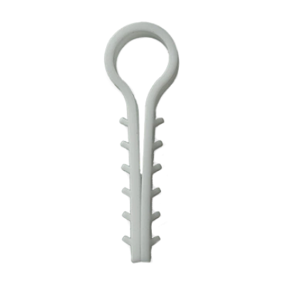елка круглая d 12 белая (100 шт) Дюбель Ziplex