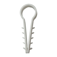 елка круглая d 16 белая (50 шт) Дюбель Ziplex