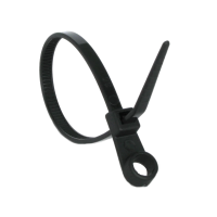 кабельна з кільцем 3,6х110 чорна (100шт)