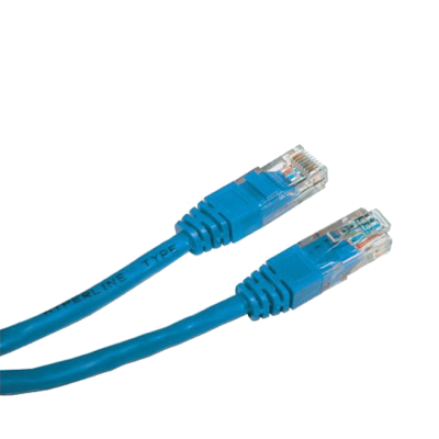 синий Патч-корд  E-server UTP,  0.5 м, кат. 5e
