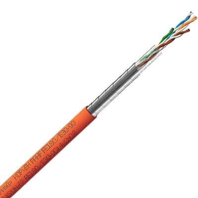 КОРкЕН FRHF FE180/Eк90 (J-HX(St)H-PF FE180) 1х2х0,8 мм (бухта 300м.) Кабель Алай