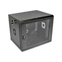 Шкаф 19" , 600х500х507 мм (Ш*Г*В), акриловое стекло, черный 9U