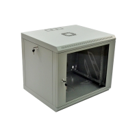 Шкаф 19" , 600x500x507мм (Ш*Г*В), эконом, акриловое стекло, серый 9U