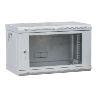 Шафа телекомунікаційна 19", настінна 9U (505х600х600) двері акріл, сіра