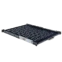 Полка выдвижная 19", 600мм глуб. (400..870 мм крепления), черная Voltronic