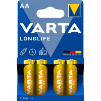 Батарейка AA VARTA LONGLIFE BLI 4 ALKALINE