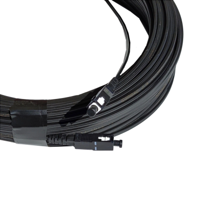 Патчкорд плоский, наружного исполнения 100 м, Simplex CMS UPC-100SCSC(SM)S(ON)FTTH-OD